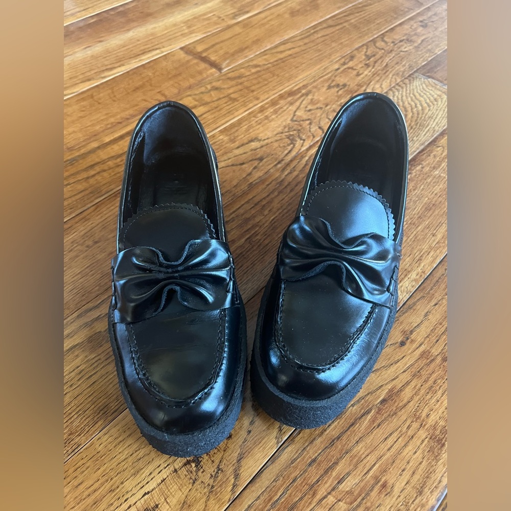 Yohji Yamamoto Loafers Soft Glass Thick Sole Black Size 7 (2 Japanese) - Picture 9 of 15